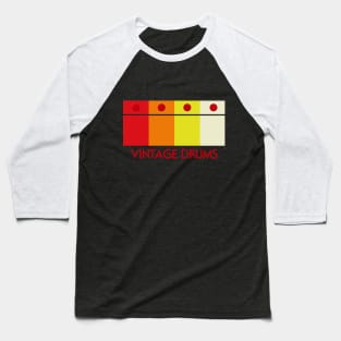 TR-808 STRIPES & FONT #6 Baseball T-Shirt